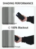 2pcs Blackout Curtains with Coated Insulated Lining, Suitable for Living Room, Bedroom, Kitchen, Home Decor, Room Decoration 5