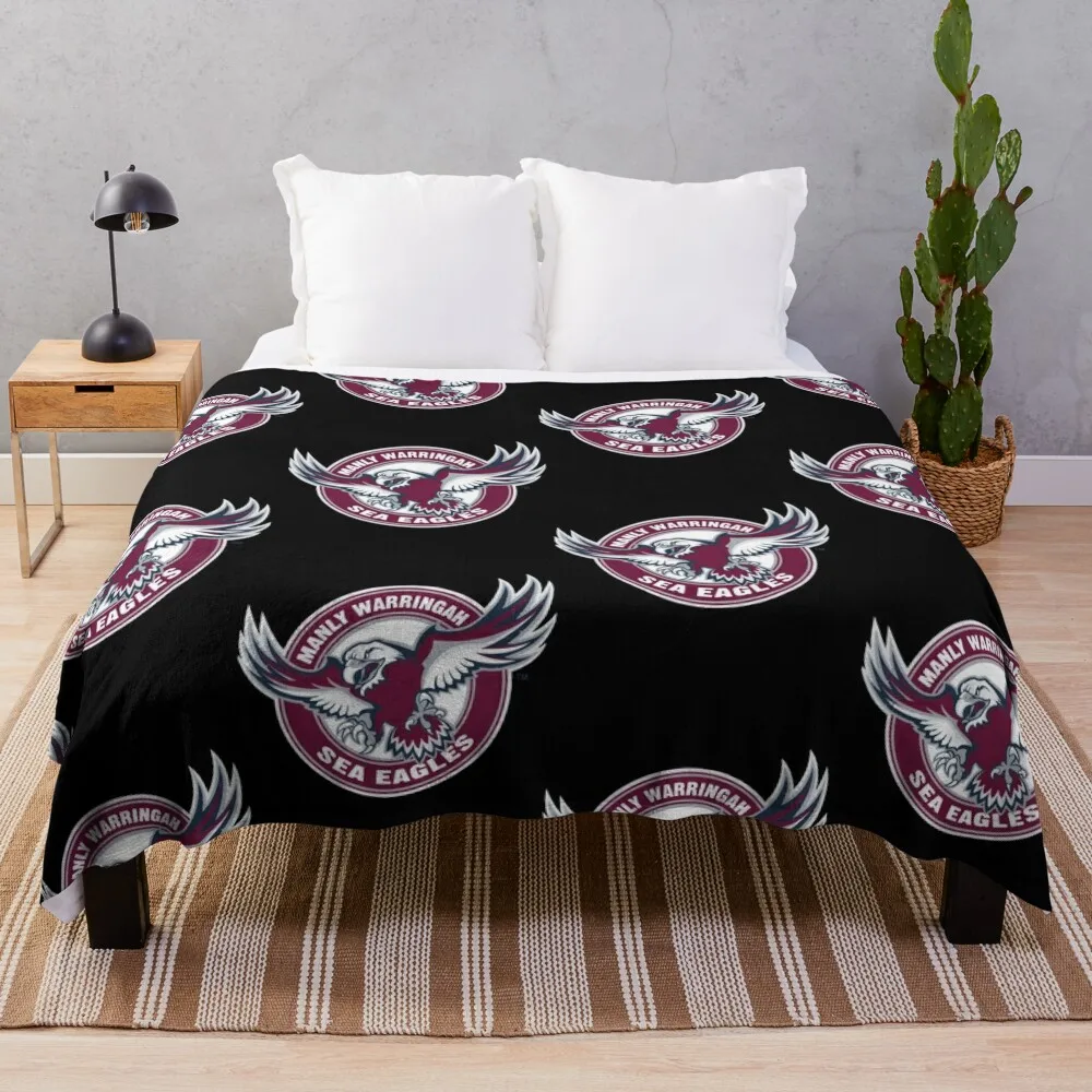 

Manly Warringah Sea Eagles Throw Blanket Soft For Baby Blankets Sofas Of Decoration Thermals For Travel Plaid Blankets