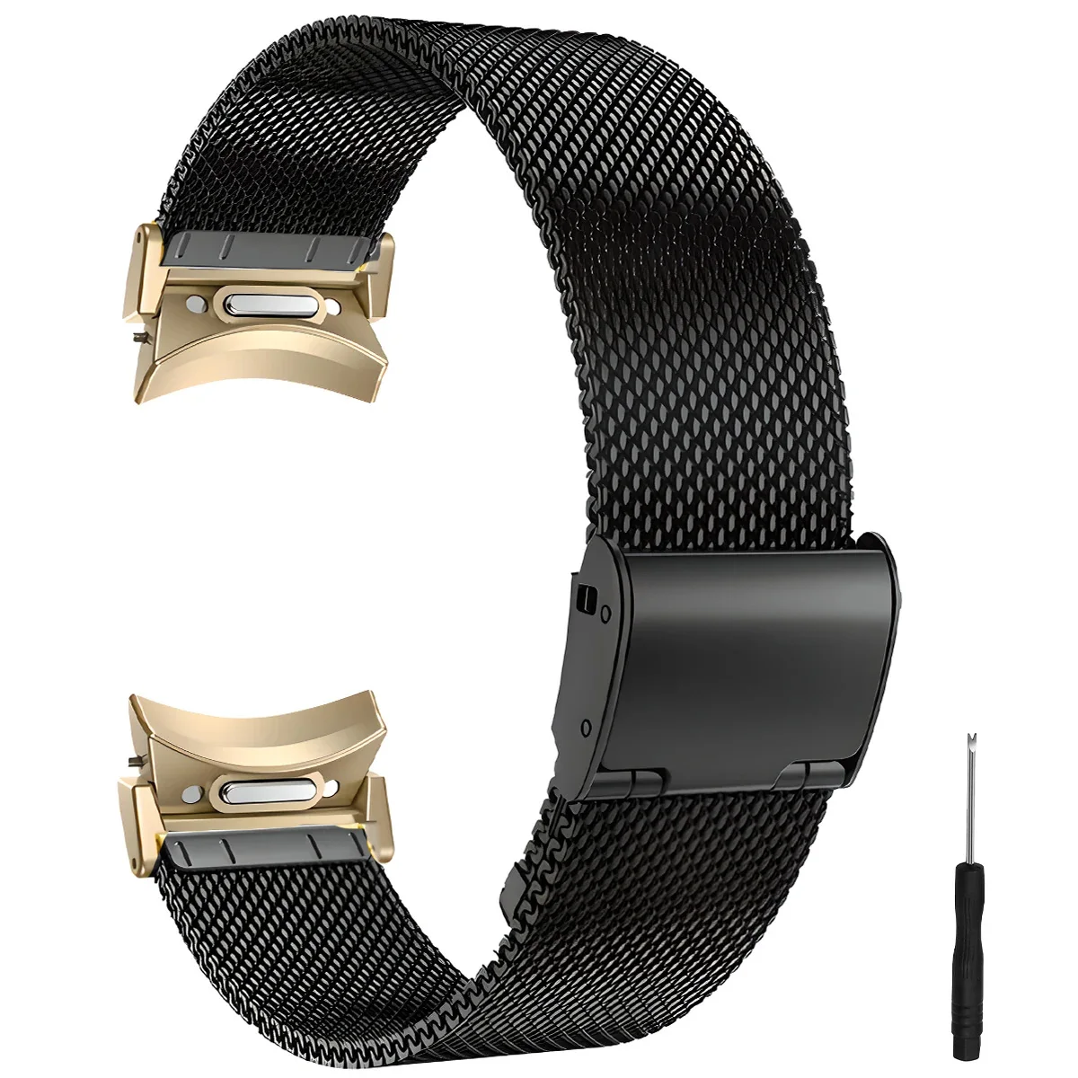 Elegant Milanese Mesh Metal Band for Smartwatch - Quick Fit Design Bracelet Strap