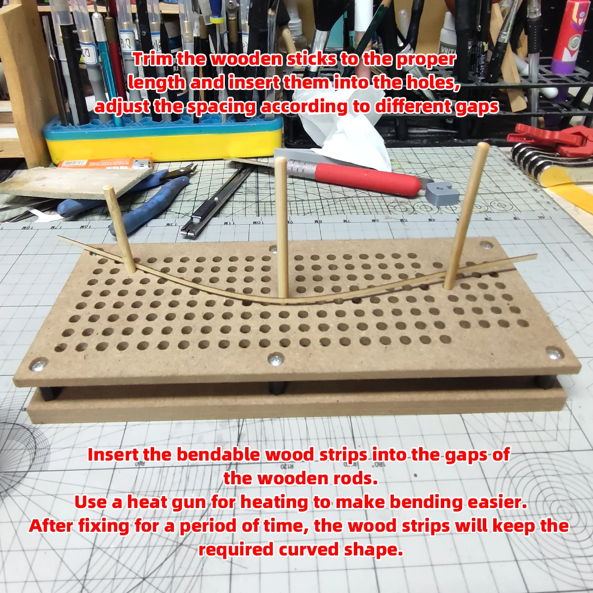 Kit outil pliage bois modélisme naval - CorMake