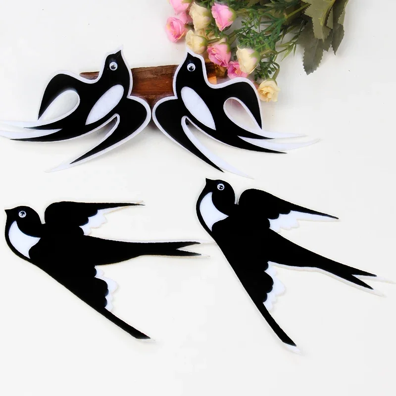 Swallow Wicker Non Woven Felt Fabric Package DIY Kindergarten Bird Wall Paste School Kids Handwork Crafts Newspaper Decoration