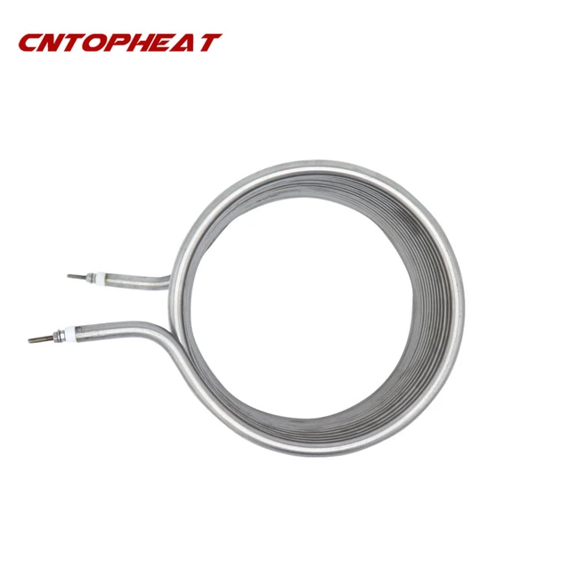 OEM 220V Electric Heating Element 2000W Spiral Heater 14 Turns Stainless  Steel Tubular Air Heater Resistance