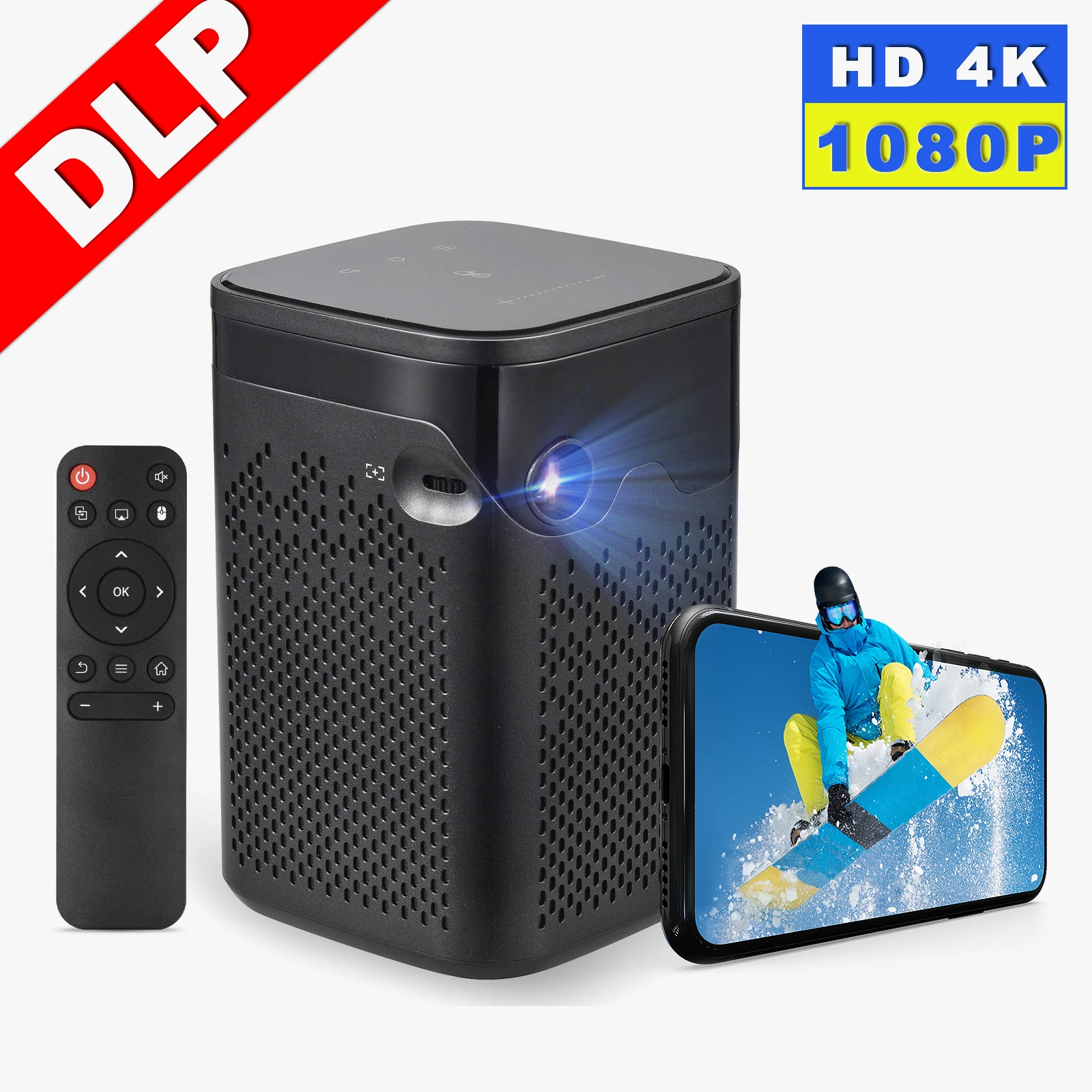 clearancesaleFullHDHomeTheaterProjector4K10000LumensLED
