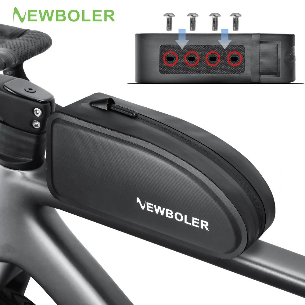 Waterproof Cycling Frame Bag with Secure Screws for Gravel and Road Bikes