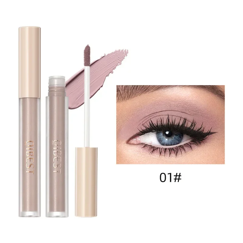 8 Colors Matte Nude Eye Bronzer Liquid Eyeshadow Waterproof Long Lasting Cheek Contour Woman Makeup