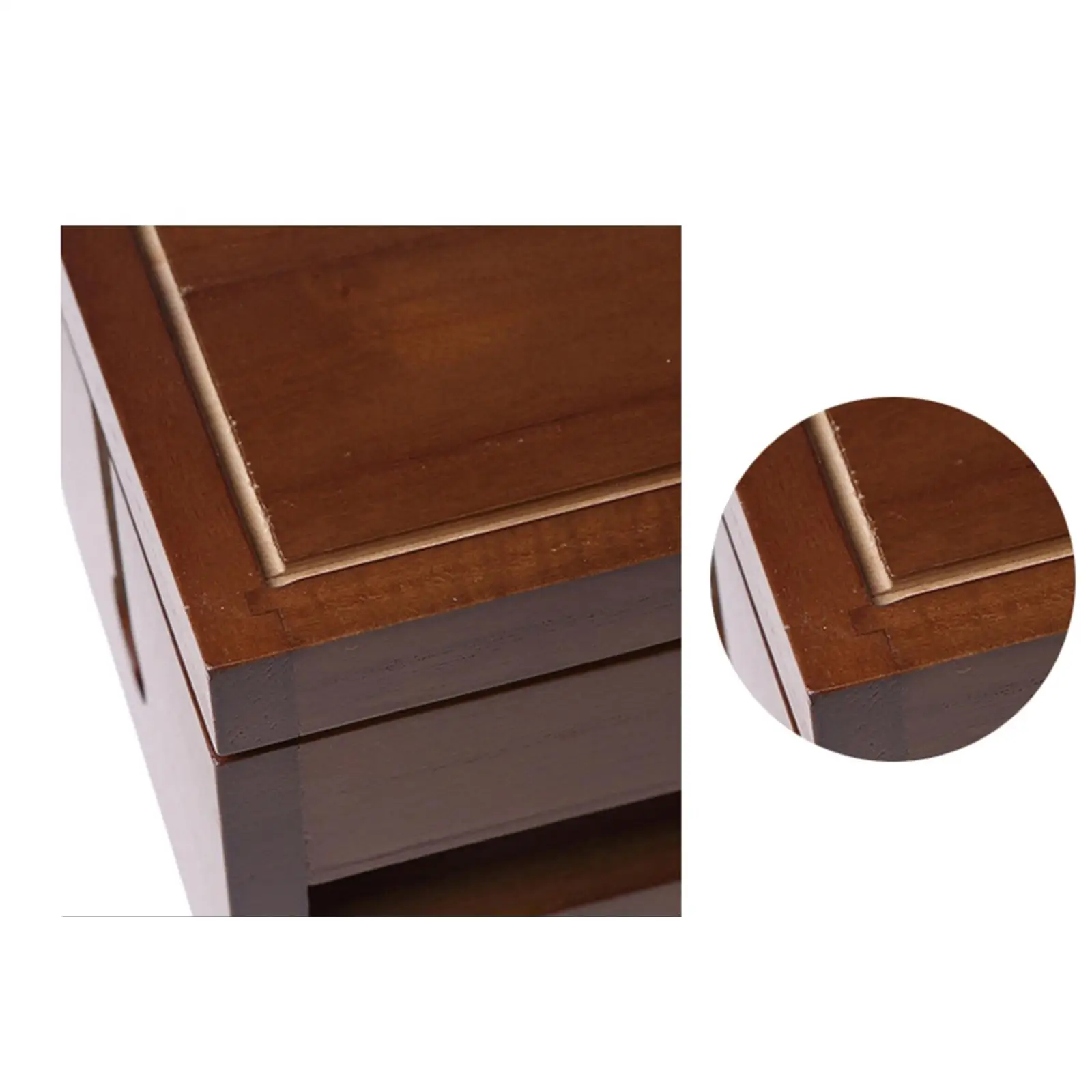 Cable Management Box, 14.8x5.6x4.8 inch, Wooden Case, Cord Organizer for Desk TV