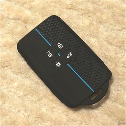 Silicone Key Case Cover for Car Protection and Style (Blue)