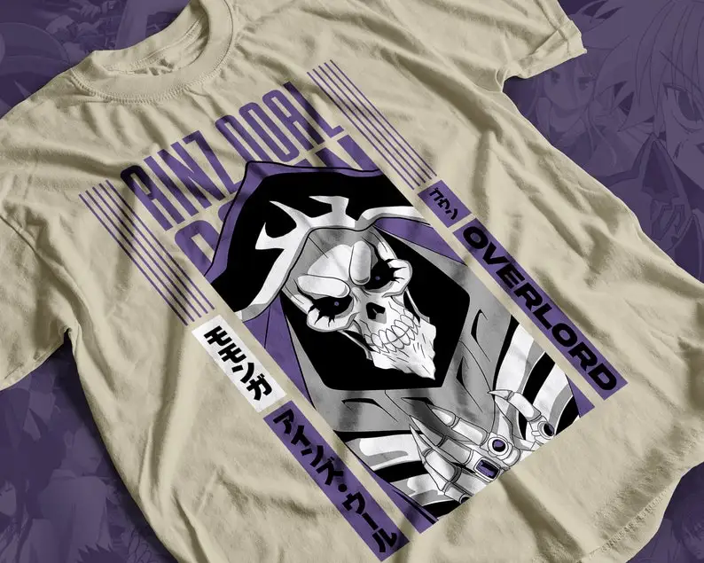 Ainz Ooal Gown T-shirt Unisex, Overlord Anime Lover Shirt, Graphic Anime Tee