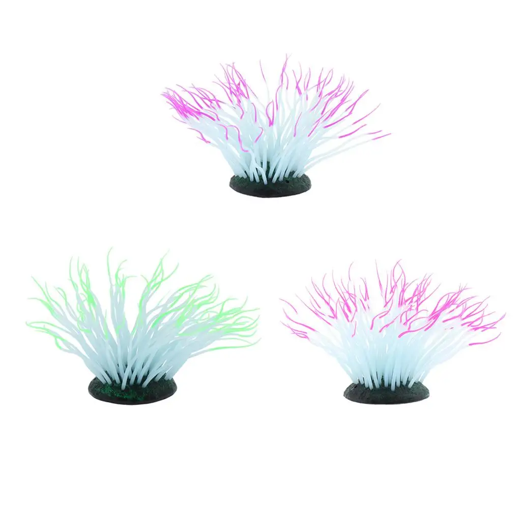 Aquarium Aquarium Ornaments That The Dark Simulation of The Sea Anemone Landscape