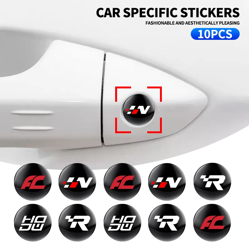 Protezione Della Serratura Della Portiera Dell'Auto Decalcomanie Autoadesive Per Seat Ibiza 6L 6J Leon Mk3 5F Mk2 Cupra Ateca Fr Racing Formor Accesso