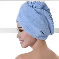 Microfibre After Shower Hair Drying Wrap Lady's Towel Quick Dry  Hat Cap Turban Head  Womens Girls Bathing Tools 1pcs 3