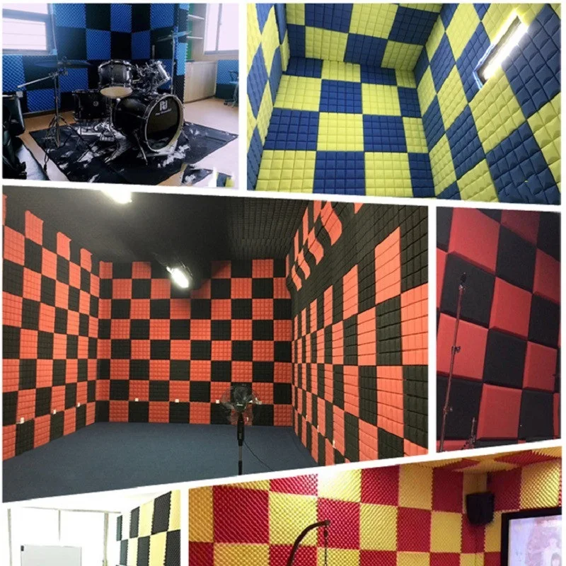 pces estudio espuma acustica isolamento acustico paineis de espuma som esponja protetora painel tratamento absorcao prova som 04