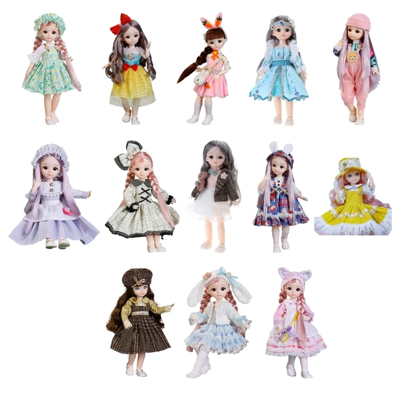 

Baby Eyes Open Handmade Princess White Skin Pretend Play Dress up P31B