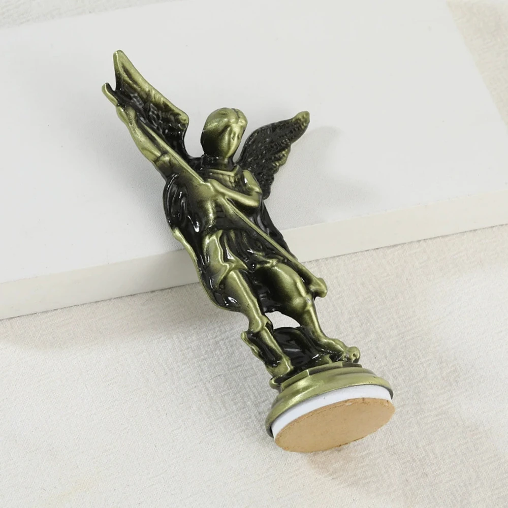 Christian Saint Michael Figurine: Archangel Guardian Statue in Zinc Alloy