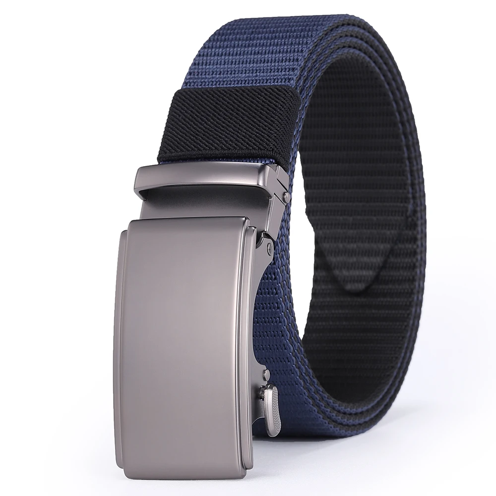 Hohe Qualität männer Gürtel Automatische Schnalle Taktische Leinwand Nylon Männlichen Gürtel Luxus Marken Taille Gürtel für Jeans Hose Große Casual – Detail 13