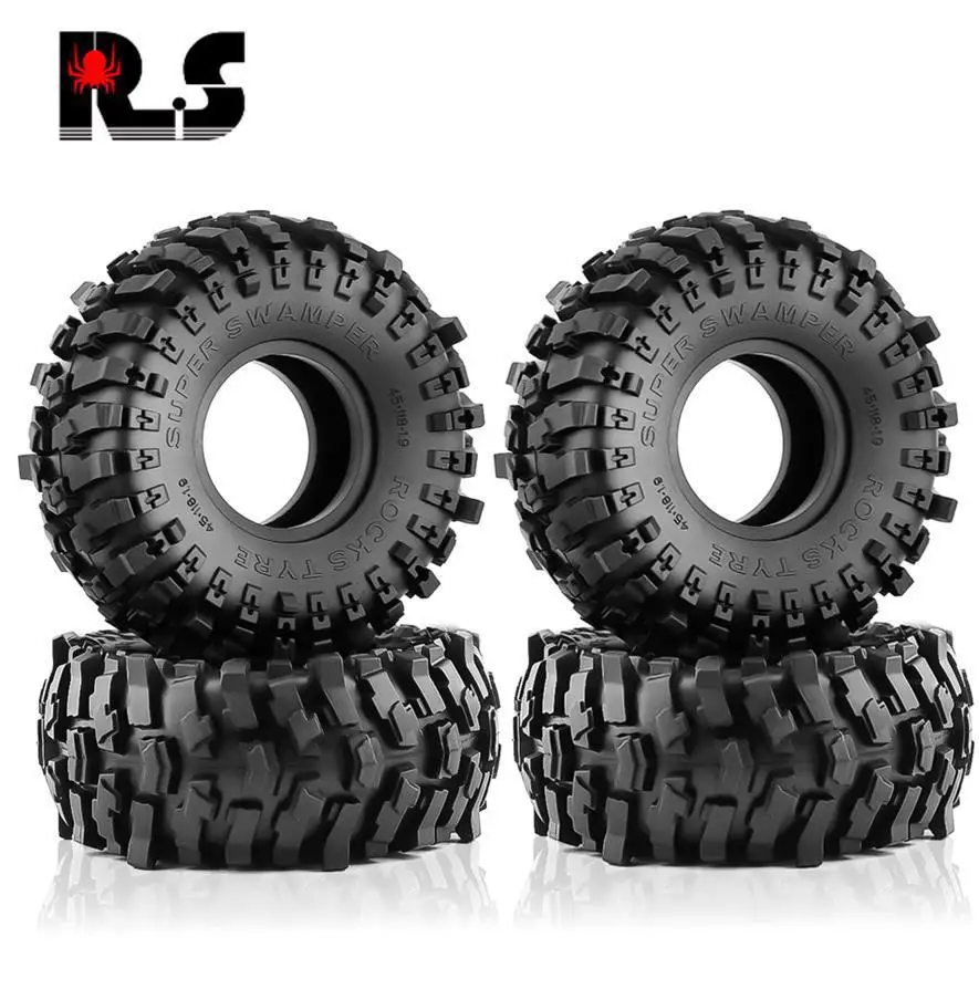 

1PC Soft Rubber 1.9 Wheel Tires 118*45MM for 1:10 RC Crawler Car Axial SCX10 90046 AXI03007 TRX4 RBX10 R92