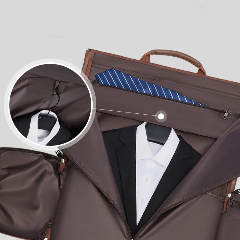 Grote pu lederen kledingtas voor reizen dames en heren mode_voghion.com