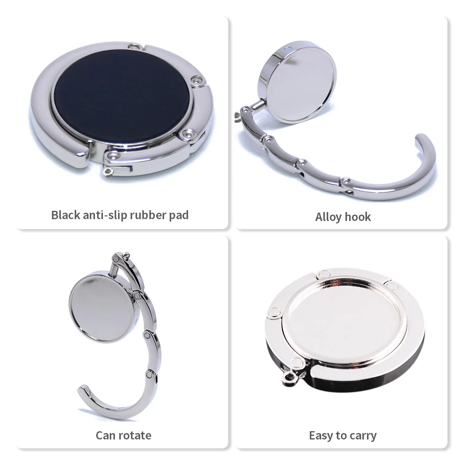 Tragbarer Handtaschen-Haken - Tischtaschenhalter Für Restaurant & Büro