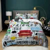 Friends Tv Show Style Bedding Set Duvet Cover Bedroom Comforter Covers Single Twin King ​Size Quilt Cover Home Textile 2/3PCS 1