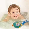 1Pcs Kid Bath Wash Pull Line Little Duck Baby Summer Bathroom Swimming Winding Toy 2