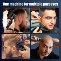 Professional Barber Cordless Clippers, Mens Hair Clipper for Hair Cutting Kit & Grooming Set, Hair Trimmer with USB Rechargeable 2
