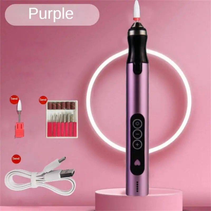 네일 폴리싱 펜, 네일 개선, 각질 제거, 네일 아트, 네일 제거, USB 충전, 손톱 액세서리, 연삭 굳은살