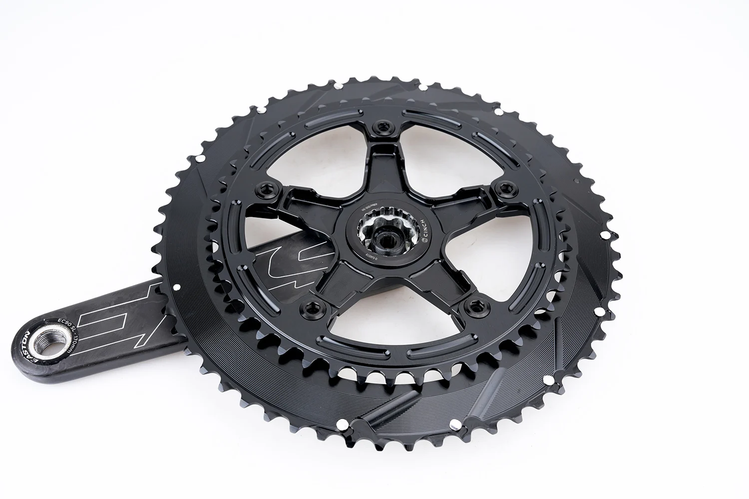 STONE Doppelkettenblatt BCD130 130 mm 5 Arme für Rotor Eston Road Folding Minivelo Bikes Kurbeln Super Kettenblatt – Detail 9