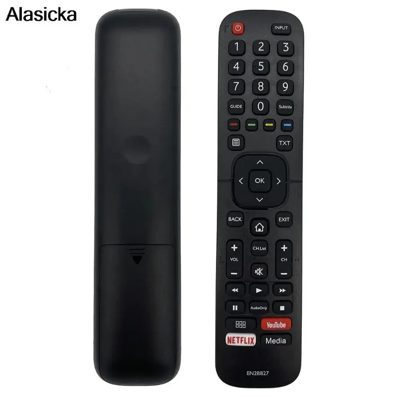 Telecomando EN2BI27H per Hisense 4K UHD TV, Compatibile con Hisense H32BE5500 H40BE5500 H43B7500UK H50B7500UK H55B7300 H65B7300 H43B7100 - Nessuna Impostazione Richiesta