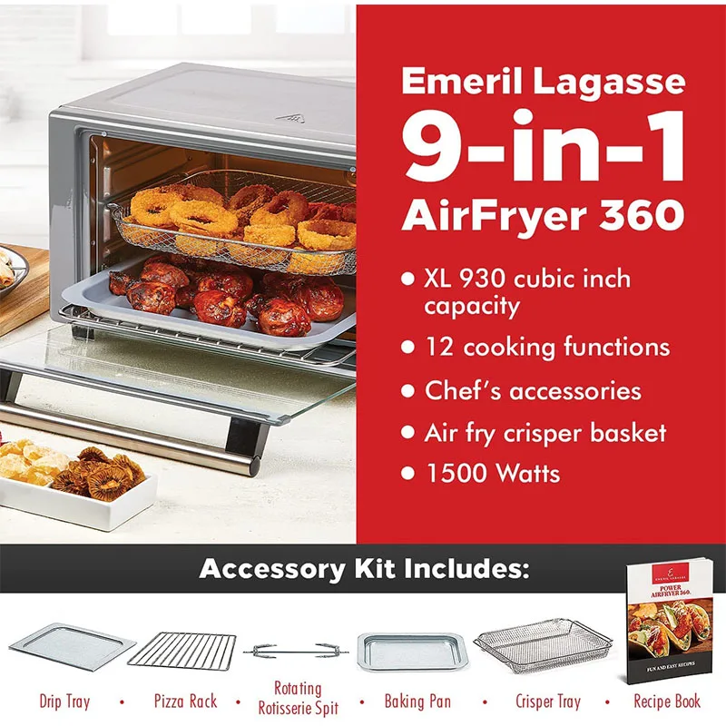 Emeril Air Fryer 360 Oven Xl
