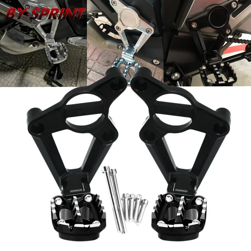 

High Quality Accessories For HONDA XADV X-ADV 750 2017-2020 Motorcycle CNC Rear Footrest Foot Pegs Pedal Passenger Rearsets
