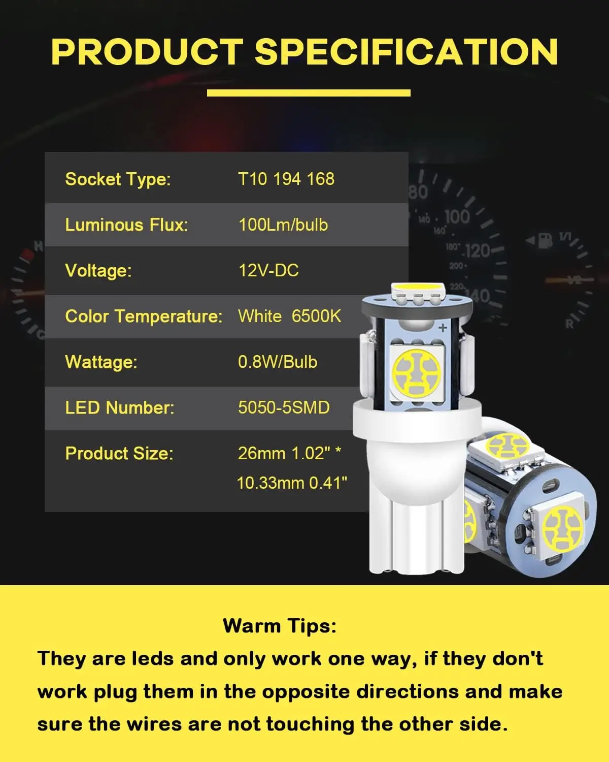Рисунок 3 - Белые светодиодные лампы PC194