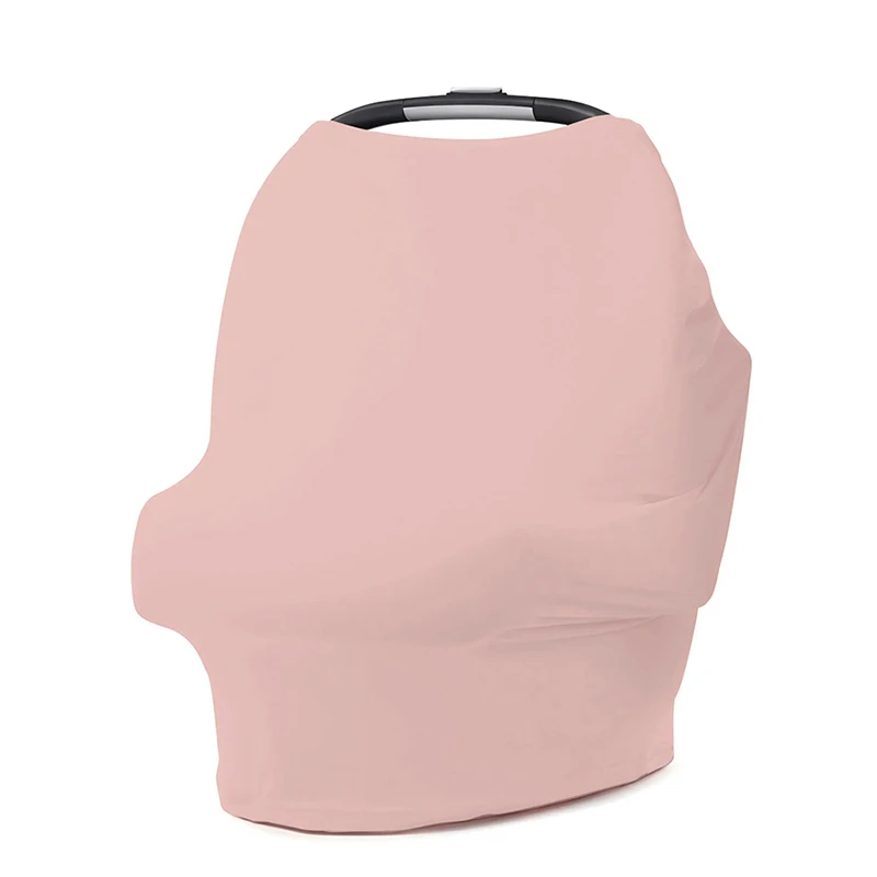 Multi-use Nursing Breastfeeding Cover Baby Car Seat Infant Carseat Canopy Stroller High Chair Shopping Cart Carrier Cover Solid