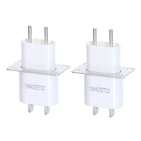 Magnétron électronique pour four à micro-ondes, 2 pièces, avec condensateur à noyau traversant, convertisseur de prises de magnétron pour micro-ondes domestique 1