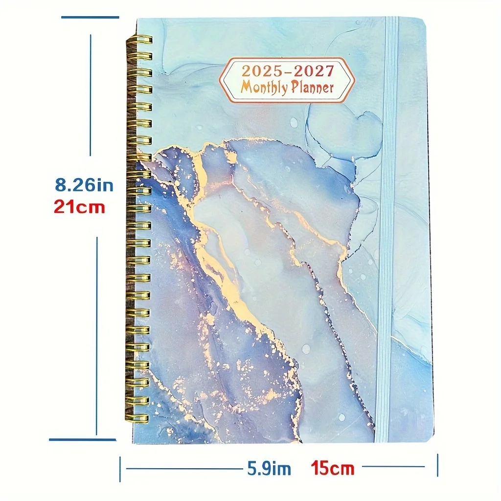 1 pcs 2025-2027 Monthly Planner/Calendar -2025-2027 Monthly Planner, January 2025-2027, 3-year Monthly Planner 6