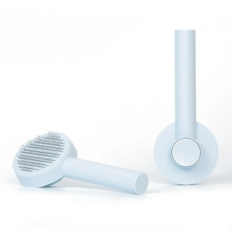 Self Cleaning Slicker Brush Cats Cat Brush Collects Hair Cat Brush