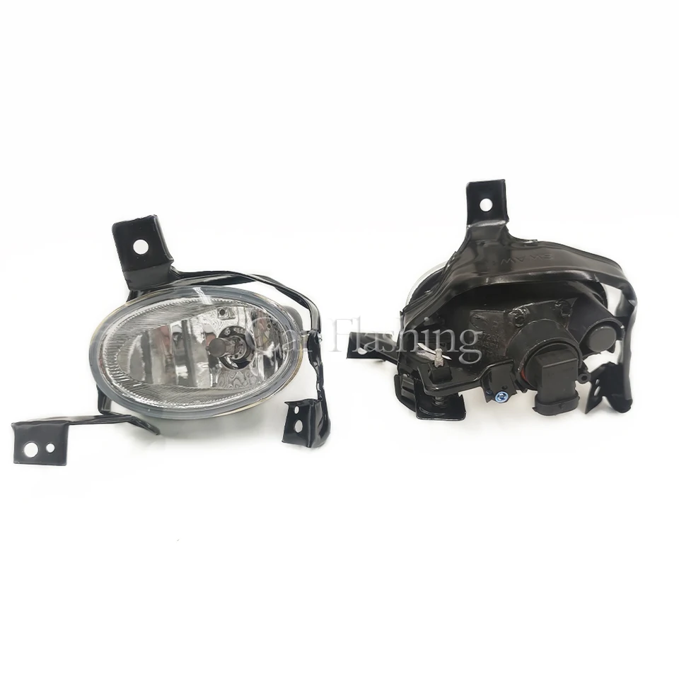 Clear Lens Fog Light Kit For 2010-2011 Honda CR-V - Includes Switch & Halogen Bulbs
