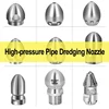 Cleaning Machine Sewer Pipe Flushing Head Household Sewer Pipe Dredging Head Drill Nozzle 2