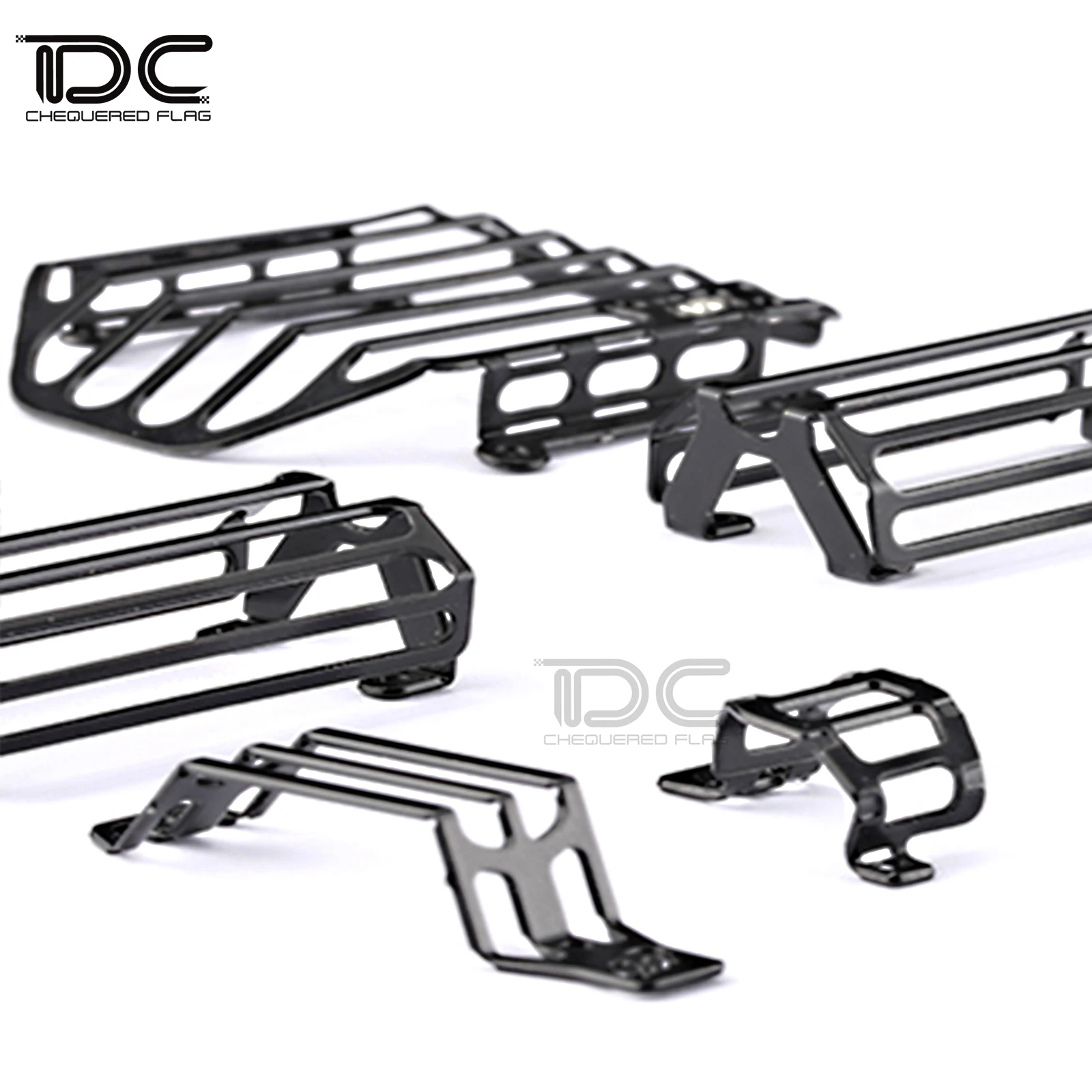 메탈 라이트 커버 키트 1/10, 디펜더 D90 D110 용, 전면 및 후면 보호 램프, 그릴 스케일 RC 크롤러 자동차 업그레이드