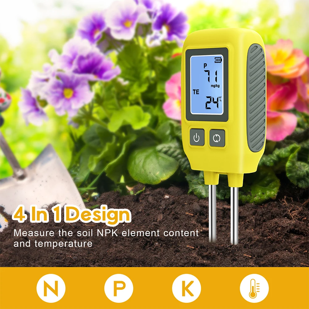 Garden Soil NPK Detector 4in1 Measurement for Farm