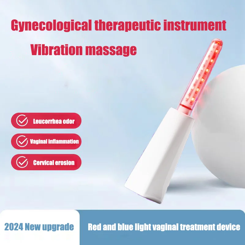 Wireless Vaginal Massager for Pelvic Inflammation Therapy Device Red Blue Light for Vaginitis Female Vaginal Tightening Device 4
