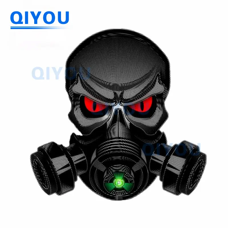 

Cool for Skull with Gas Mask Trunk Driver Personalized Body Decoration Car Stickers for PVC Decal Used for Car Body Windshield