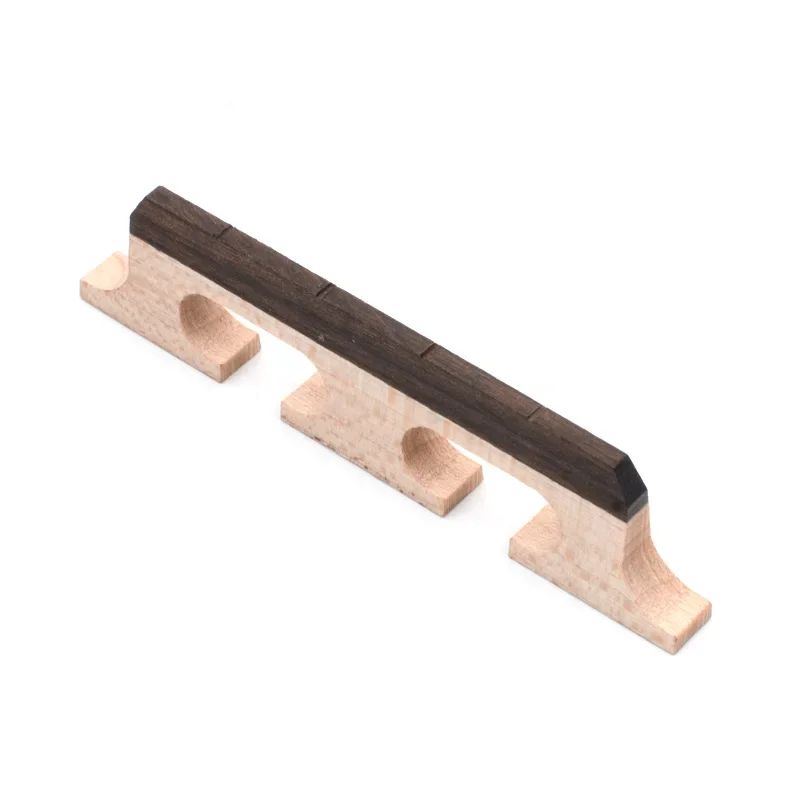Maple And Ebony 3 Footed Banjo Bridge For 4 5 6-String Banjos Parts Replacement High Quality Musical Instrument Accessories