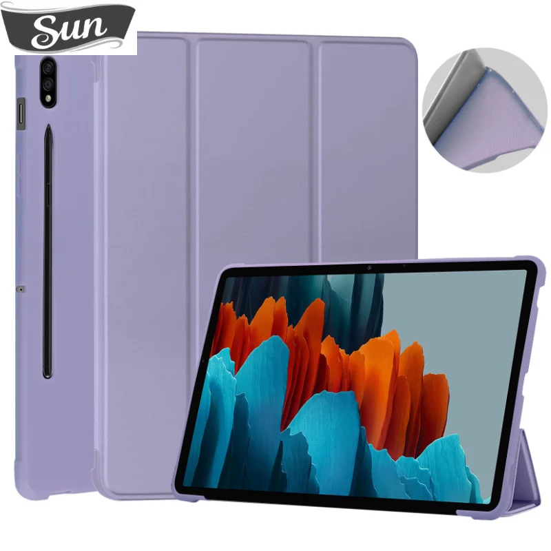Smart Case Per Samsung Galaxy Tab S8 2022 11 "Tablet Cover Sm-X700/X705 Tri-Fold Stand Fundas Samsung Tab S7 11 Sm-T870/T875 Capa
