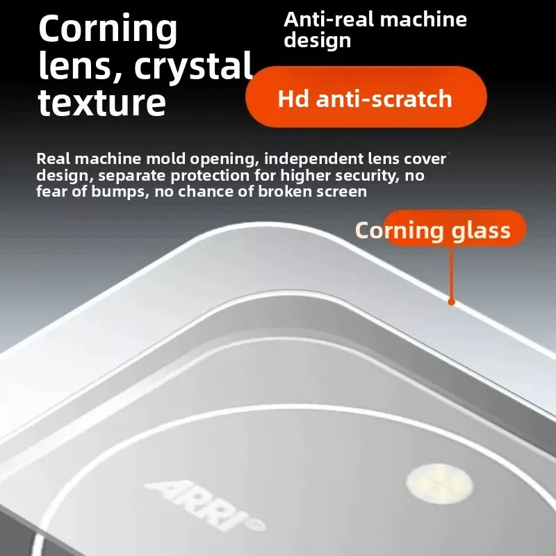 Enhanced Ultra-Thin Ice Crystal Glass Anti-Drop Case Cover for For Honor Magic 9 Pro Max Super Edition