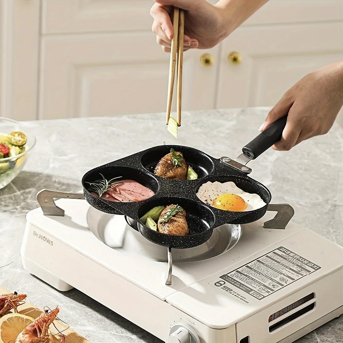 Cooked food from Omelette Pan