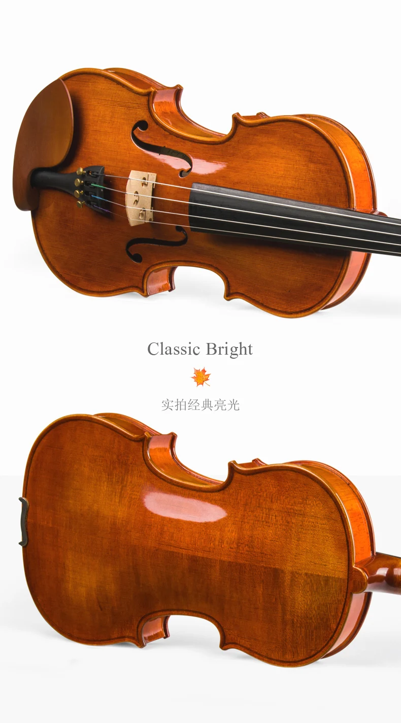 Christina v04 violin 4/4 Professional grade test adult beginner playing grade handmade student violino