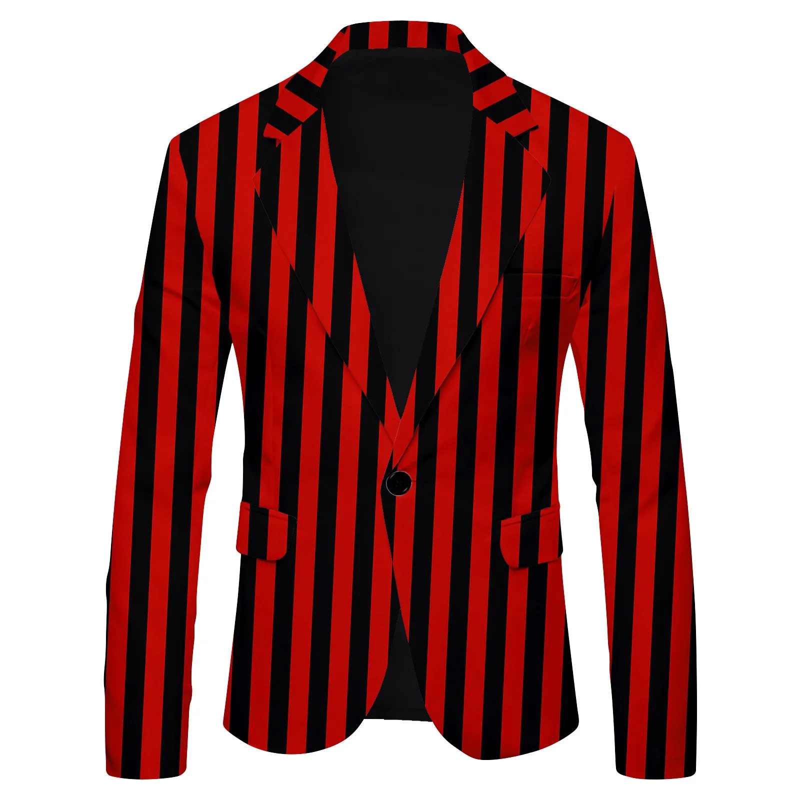 Men Blazers Striped Male Blazer Suits Polka Dot Leopard Print Casual British Fashion Slim Fit Jacket Suit Men's Coat Streetwear