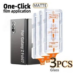 3 - Pack Matte Tempered Glass Screen Protector with Easy One - Pull Installation - Galaxy Z Fold4