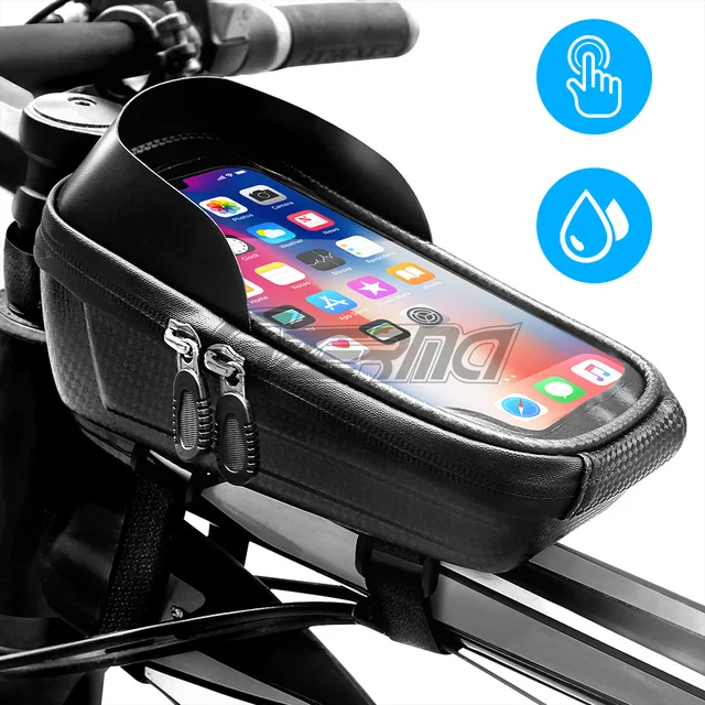 Waterproof Bike Phone Holder Bags Touch Screen Bicycle Phone Mount
