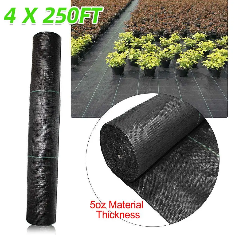 250FT Agricultural Anti Grass Cloth Farm oriented Weeds Barrier Mat